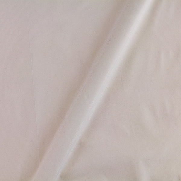 Cotton Lycra White Colour Stretchable Fabric Online 4082