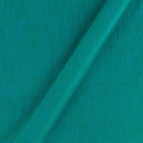 Slub Cotton Aqua Marine Cross Tone [Aqua X Green] Fabric Online 4090CD