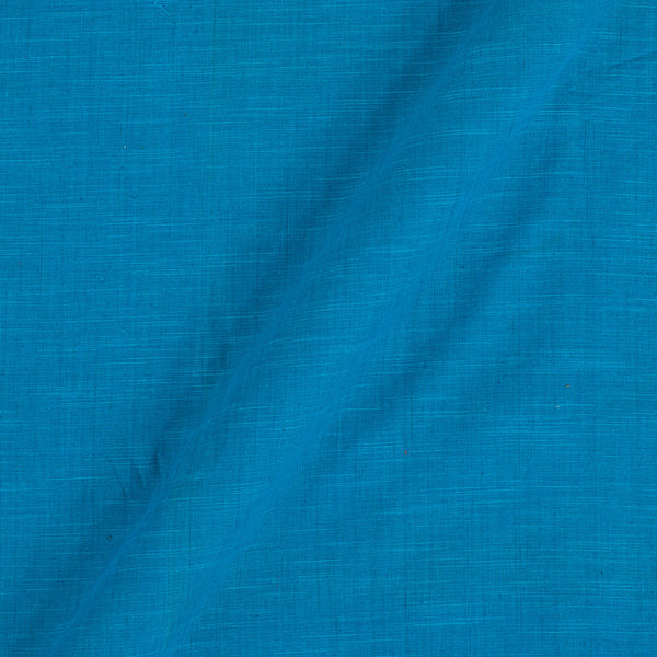 Azure Colour Plain Dyed Slub Cotton Fabric freeshipping - SourceItRight