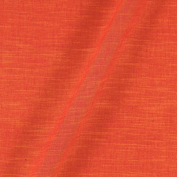 Slub Cotton Orange Two Tone 43 inches Width Fabric freeshipping - SourceItRight