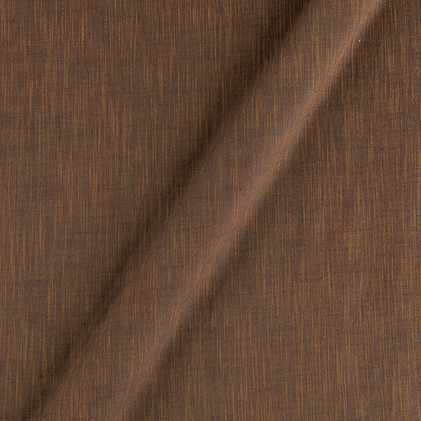 Buy Slub Cotton Dark Cedar Cross Tone [Cedar X Beige] Fabric Online 4090ER