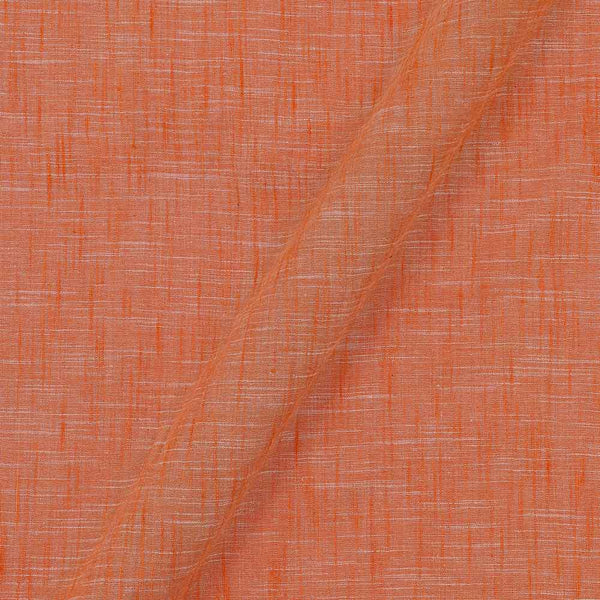 Slub Cotton Peach Orange Cross Tone [Peach Orange X White] Fabric Online  4090GE - SourceItRight