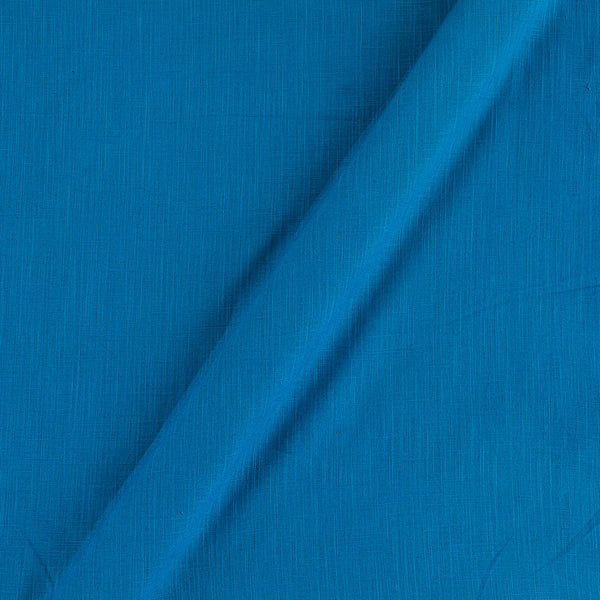 Buy Slub Cotton Blue Colour Fabric Online 4090GN