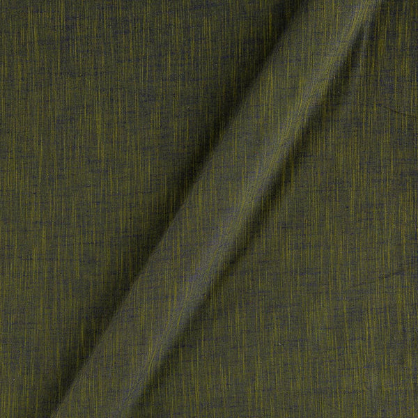 Slub Cotton Olive Green Cross Tone [Dark Olive X Purple] Fabric Online 4090GV