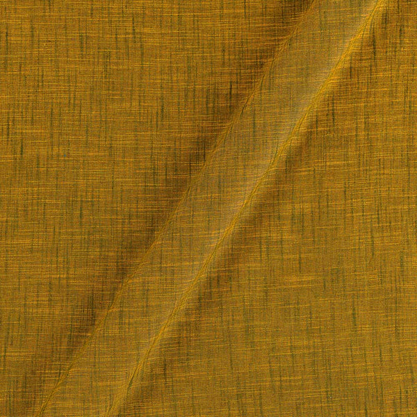 Slub Cotton Mustard Green Cross Tone [Mustard X Green] Fabric Online 4090CX