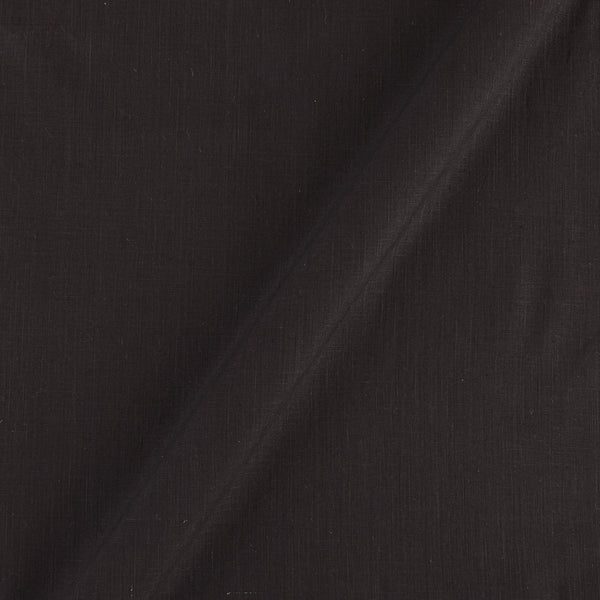 Slub Cotton Black Colour 42 Inches Width Fabric freeshipping - SourceItRight