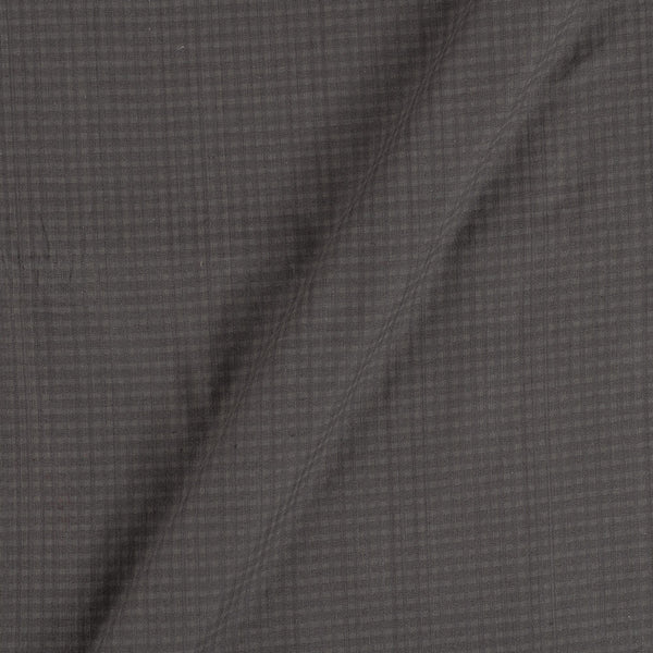 South Cotton Grey Colour 42 inches Width Striped & Check Washed Fabric freeshipping - SourceItRight