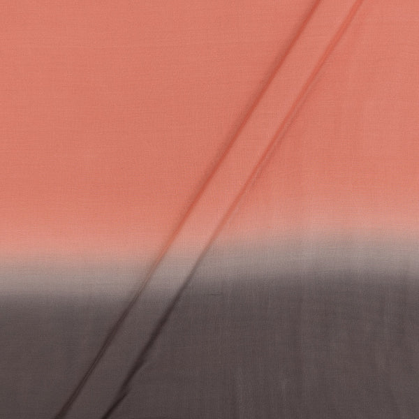 Ombre Rayon Peach To Grey Colour 56 Inches Width Fabric freeshipping - SourceItRight