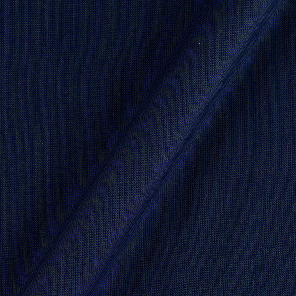Cotton Matty Midnight Blue Colour Dyed Fabric (Viscose & Cotton Blend) 4144AN