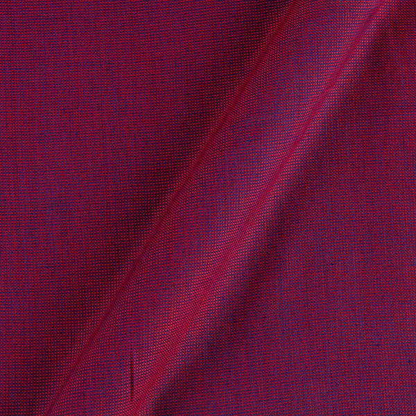 Matty Cotton Magenta Cross Tone [Orange X Violet] Fabric (Viscose & Cotton Blend) 4144BJ