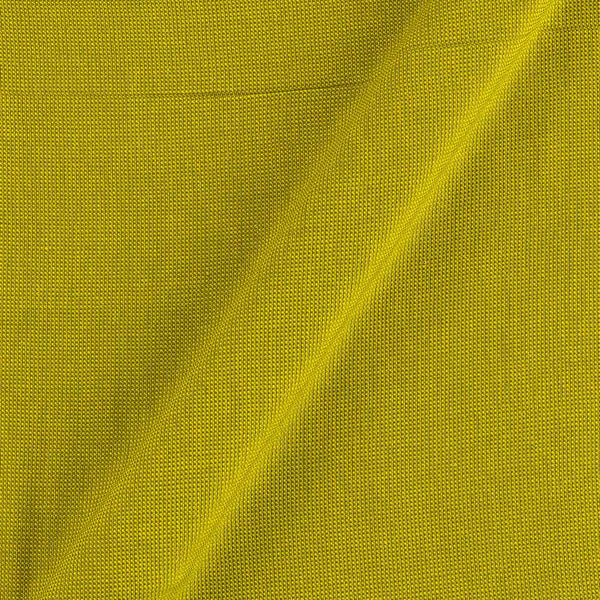 Cotton Matty Lime Green Colour Dyed Fabric (Viscose & Cotton Blend) 4144J