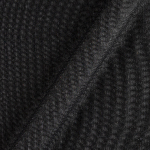 Cotton Matty Black Colour Dyed Fabric (Viscose & Cotton Blend) 4144U