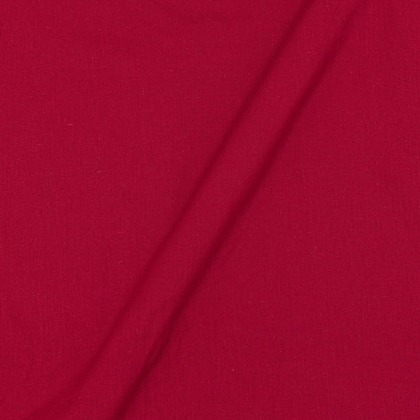 Flex [Cotton Linen] Red maroon Colour Fabric 4147AG 