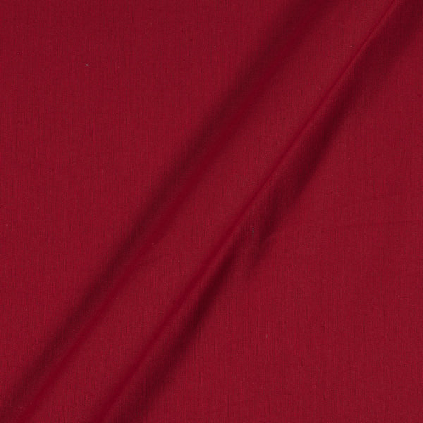 Flex [Cotton Linen] Maroon Red Colour Fabric 4147BE 