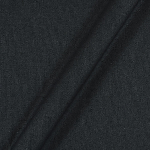 Flex [Cotton Linen] Black Colour Fabric 4147F