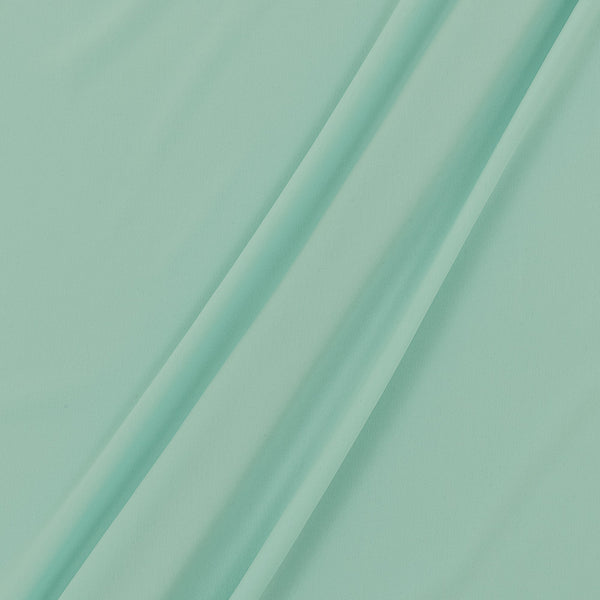 Flowy (Crepe Type) Heavy Quality Dyed Pastel Aqua Colour Poly 42 Inches Width Fabric freeshipping - SourceItRight