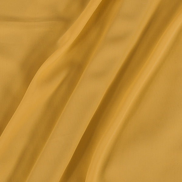 Flowy (Crepe Type) Heavy Quality Dyed Bright Yellow Colour Poly Fabric freeshipping - SourceItRight