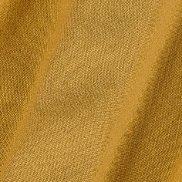 2 Metres Of A Warm Mustard Cross Dyed Poly Crepe Suiting Dress