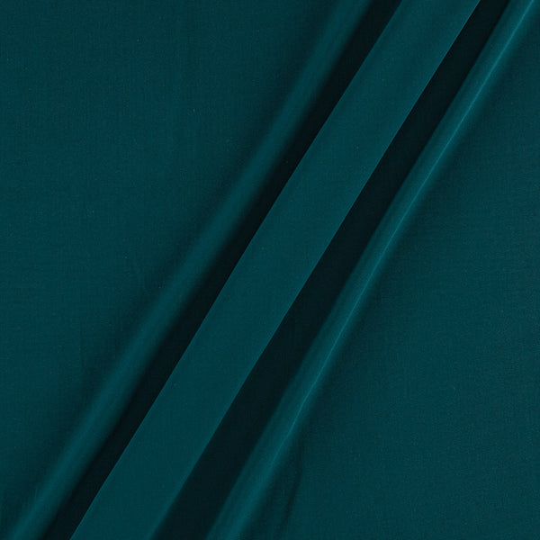 Flowy (Crepe Type) Heavy Quality Dyed Teal Colour Poly Fabric freeshipping - SourceItRight