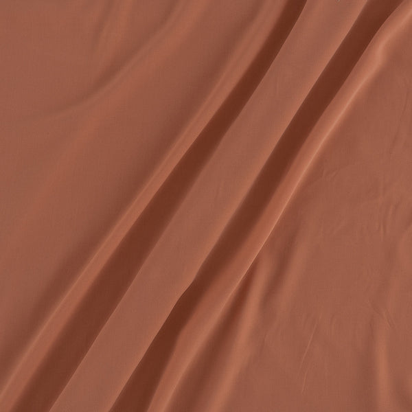 Flowy (Crepe Type) Heavy Quality Dyed Shell Coral Colour Poly Fabric freeshipping - SourceItRight