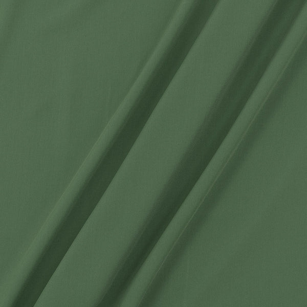 Flowy (Crepe Type) Heavy Quality Dyed Laurel Green Colour Poly Fabric freeshipping - SourceItRight