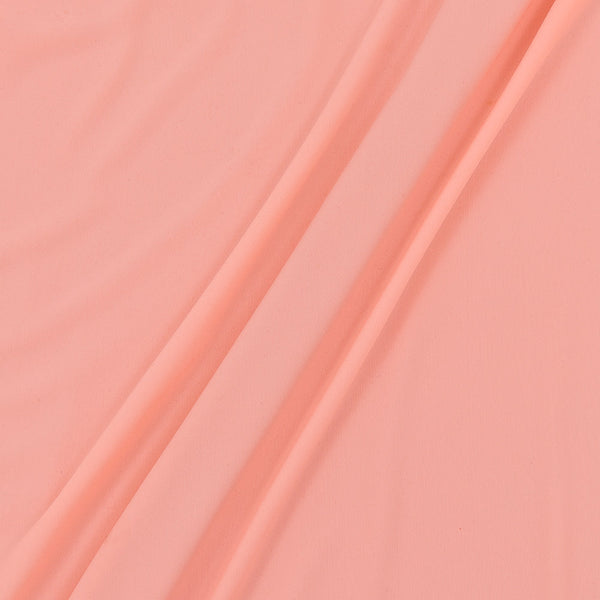 Flowy (Crepe Type) Heavy Quality Dyed Peach Colour 43 Inches Width Polyester Fabric freeshipping - SourceItRight