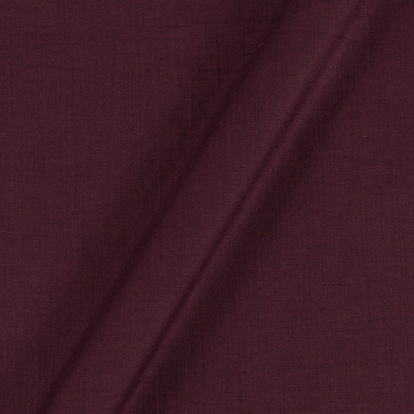 Rayon Slub Dark Plum Colour 47 Inches Width Stretchable Fabric freeshipping - SourceItRight