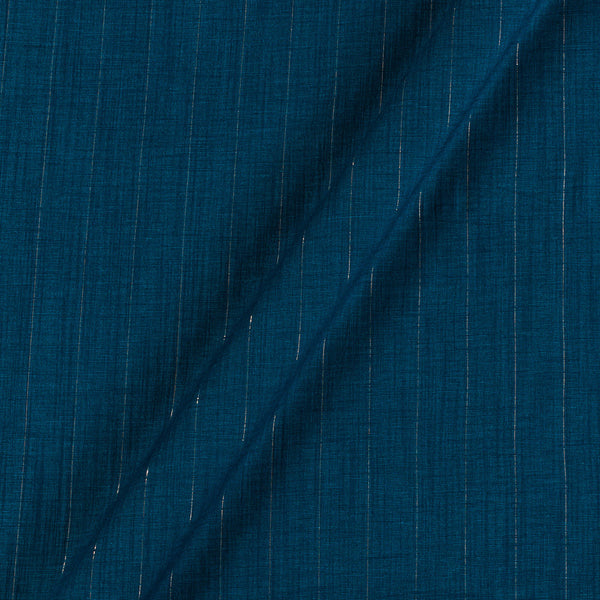 Rayon Lycra Lurex Blue Colour 43 Inches Width Fabric cut of 0.85 Meter freeshipping - SourceItRight