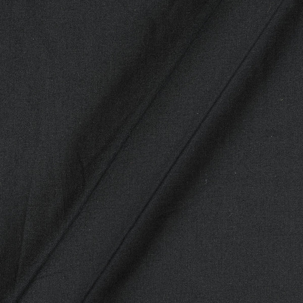 Mercerised Soft Cotton Black Colour Plain Dyed Fabric freeshipping - SourceItRight