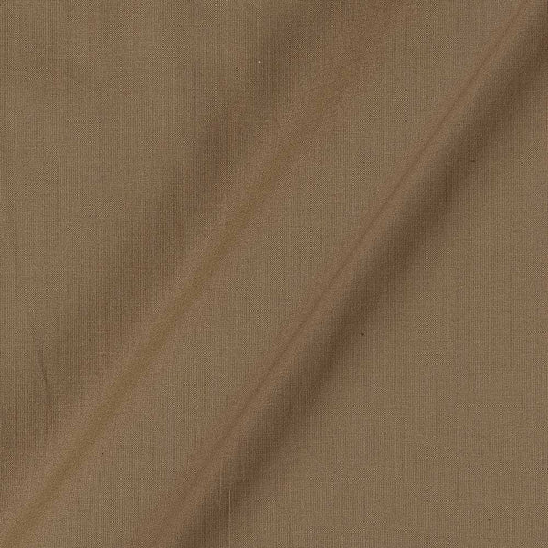 Mercerised Soft Cotton Dark Beige Colour Plain Dyed Fabric Cut of 0.35 Meter freeshipping - SourceItRight
