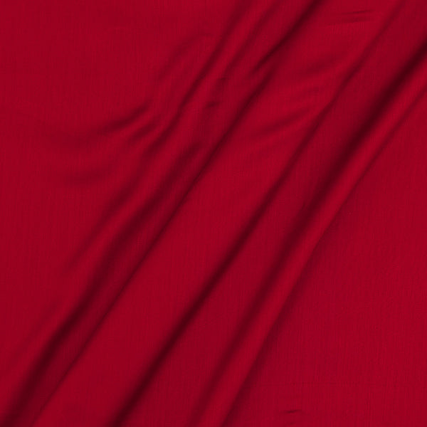 Buy Dyed Modal Satin [Modal Silk] Cherry Red Colour Premium Viscose Fabric 4193AF Online