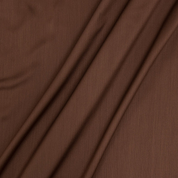 Buy Dyed Modal Satin [Modal Silk] Brown Colour Premium Viscose Fabric 4193AU Online