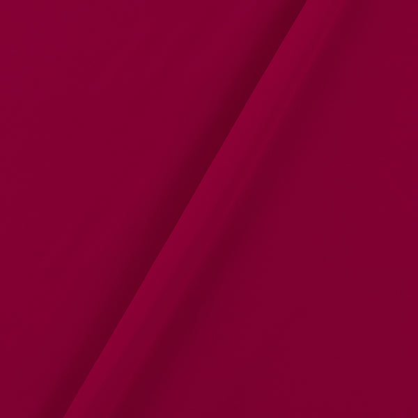 Georgette Raspberry Colour Plain Dyed Poly Fabric freeshipping - SourceItRight