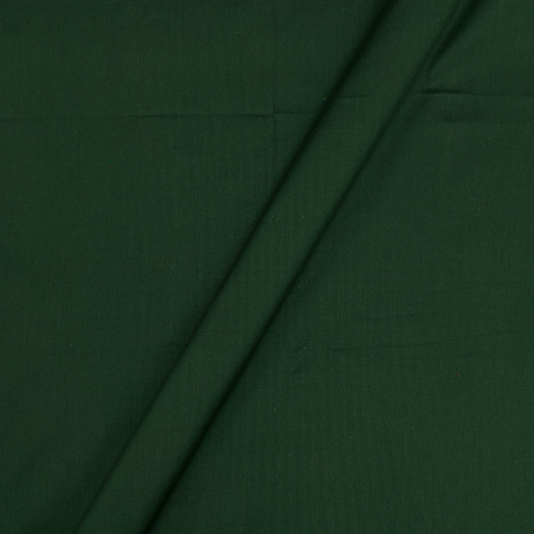 Buy Cotton Satin Bottle Green Colour Plain Dyed Fabric 4197AM Online