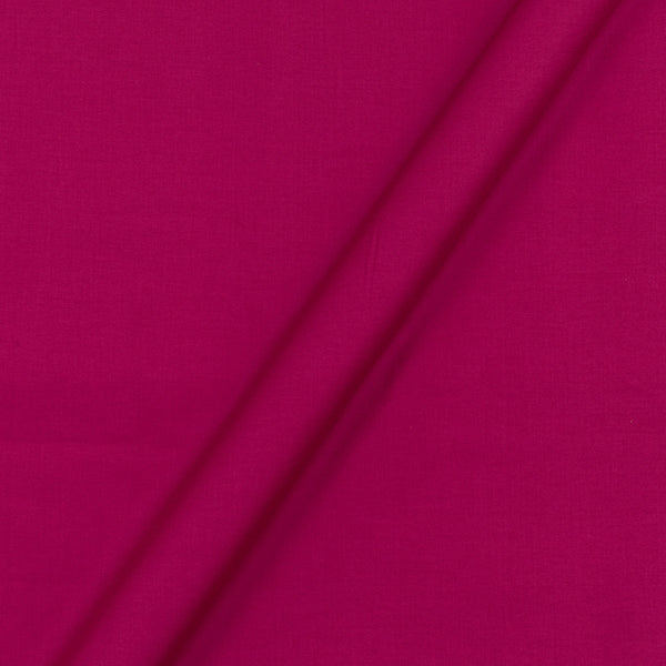 Cotton Satin Fuchsia Pink Colour 43 Inches Width Plain Dyed Fabric freeshipping - SourceItRight