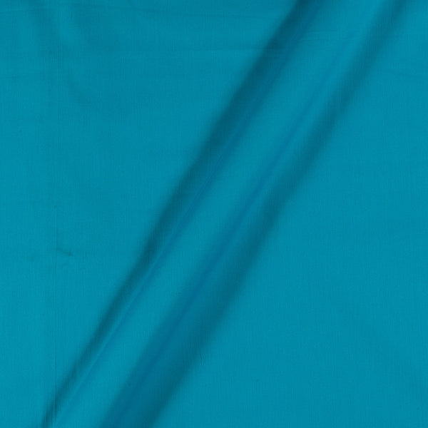 Cotton Satin Ocean Blue Colour 43 Inches Width Plain Dyed Fabric freeshipping - SourceItRight