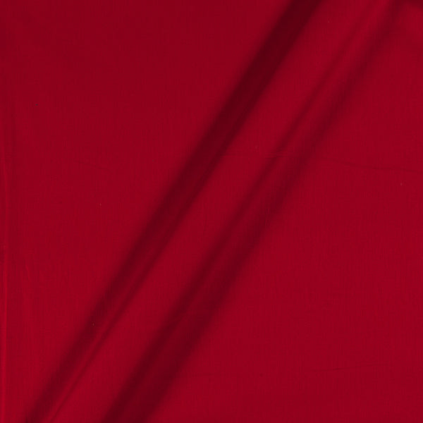 Cotton Satin Red Colour 43 Inches Width Plain Dyed Fabric freeshipping - SourceItRight