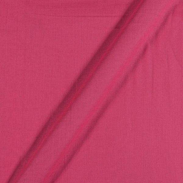 Plain Soft Berry Pink Color Viscose Shantoon Fabric (Width 44