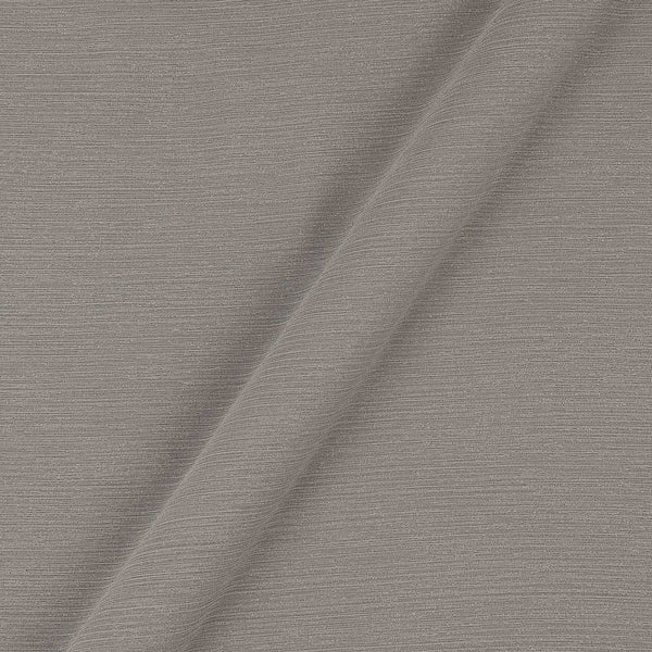 Wrinkle Shimmer Chiffon Ash Grey Colour 62 Inches Width Imported Fabric freeshipping - SourceItRight