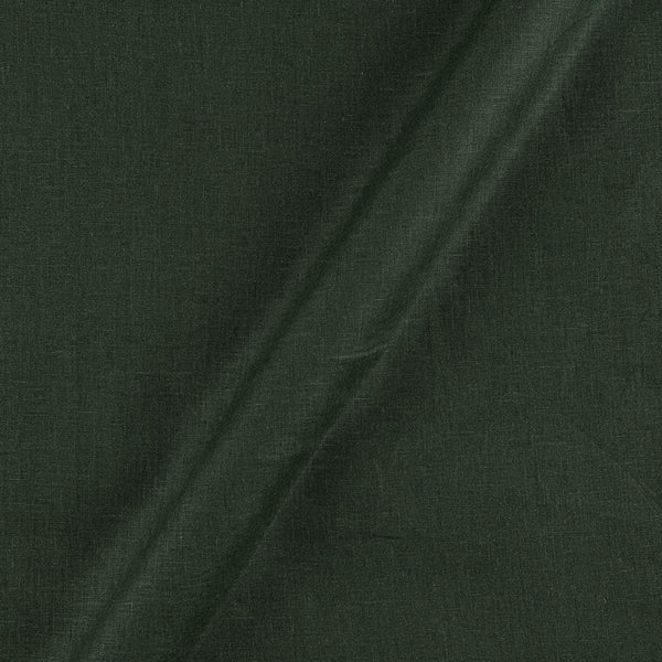Premium Pure Linen Bottle Green Colour Shirting & All Purpose Fabric 4211AB Online