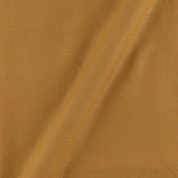 Premium Pure Linen Mustard Gold Colour Shirting & All Purpose Fabric 4211U Online