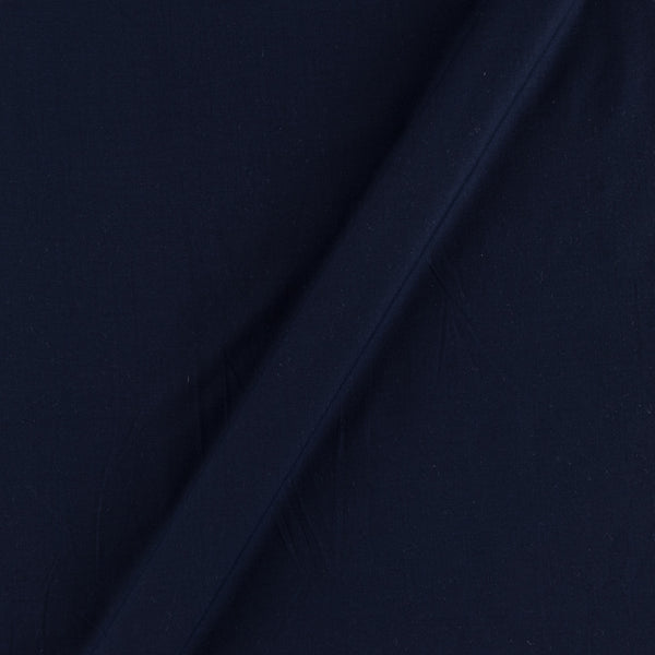 Lizzy Bizzy Midnight Blue Colour Plain Dyed Fabric 4212F