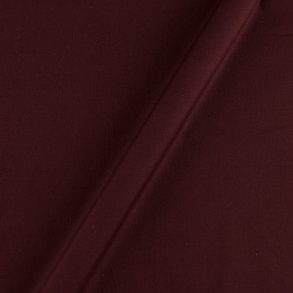 Poplin Cotton Plum Colour Plain Dyed Fabric 4215N