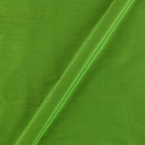 Banarasi Raw Silk [Artificial Dupion] Green Colour Dyed Fabric 4216AC