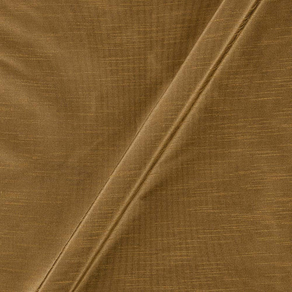 Banarasi Raw Silk [Artificial Dupion] Beige X Slate Green Cross Tone Dyed Fabric 4216AE