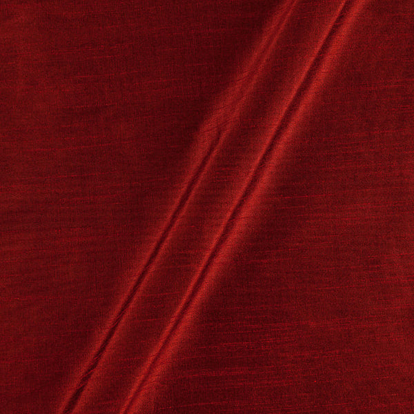 Buy Banarasi Raw Silk [Artificial Dupion] Maroon Colour Dyed Fabric 4216I Online