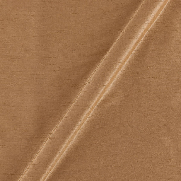 Banarasi Raw Silk [Artificial Dupion] Beige Colour Dyed Fabric 4216Y