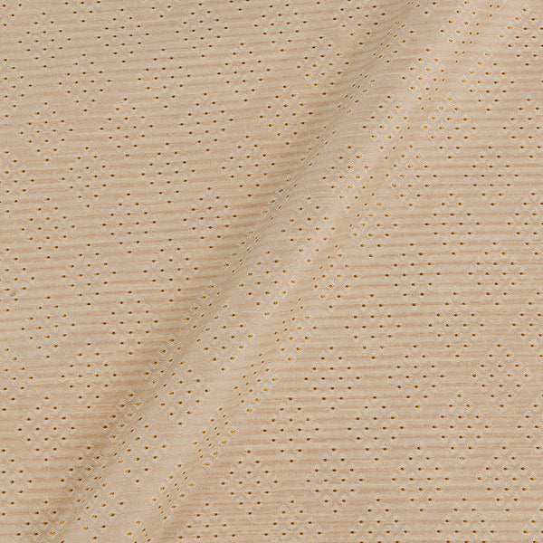 Buy Art Dupion Brocade Off White Colour Jacquard Butta Fabric Online 6020S