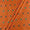Buy Banarasi Silk Orange Two Tone Patola Pattern Jacquard Fabric Online 6051P