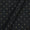 Artificial Raw Silk Black Colour Zari Butti Jacquard Fabric freeshipping - SourceItRight
